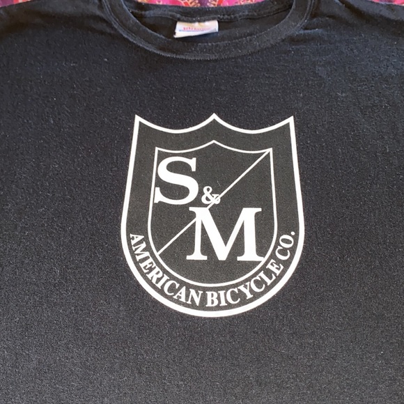 Retro 90s Y2K SandM American Bicycles T-shirt. Size Xl - Picture 1 of 7